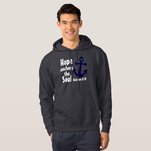 希望は精神のヘブライ語聖書の詩を固定します パーカ (正面フル)