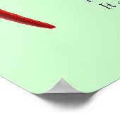 希望は羽が付いた物やる気を起こさせるだ ポスター (角)