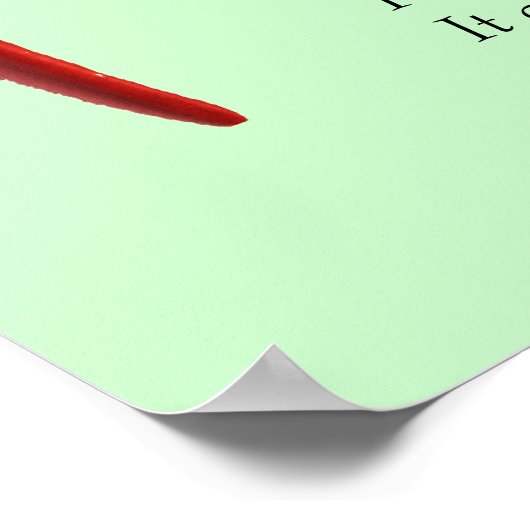 希望は羽が付いた物やる気を起こさせるだ ポスター (角)