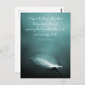 希望は羽が生えている ポストカード (正面/裏面)