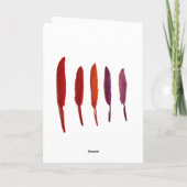 希望は羽のやる気を起こさせるなカードとの事です カード (裏面)