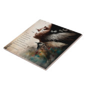 希望は羽の付いた物 タイル (側面)