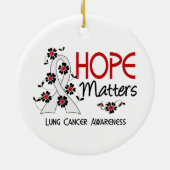 希望は肺癌3重要です セラミックオーナメント (裏面)