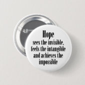希望は見えないの見ます 缶バッジ (正面&裏面)