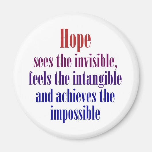 希望は見えない マグネット (正面)