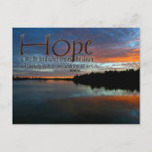 希望は鳥のよう感動的引用文 ポストカード (正面)