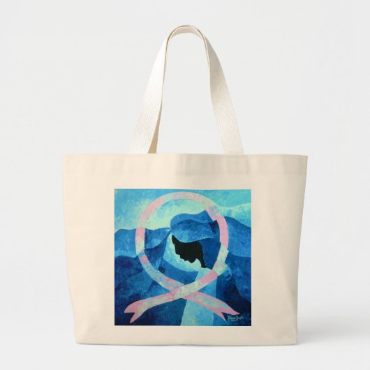 希望は2012年ここにあります ラージトートバッグ (正面)