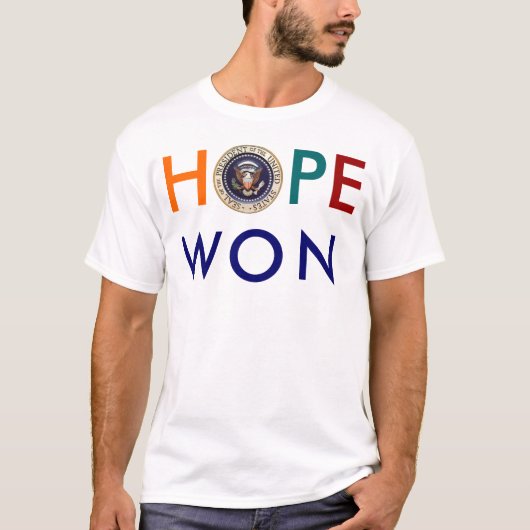 希望はTシャツに勝ちました- Tシャツ (正面)