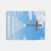 希望への階段 フリースブランケット (正面(横))