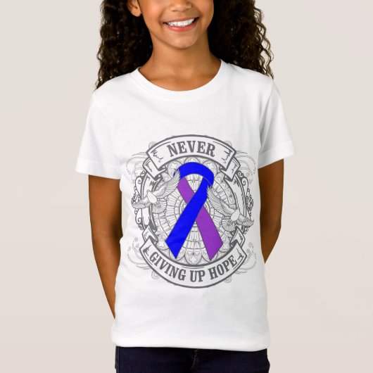 希望を与えている幼年期の打撃決して Tシャツ (正面)