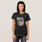 希望を信じて新たなるスタートを Tシャツ (正面フル)