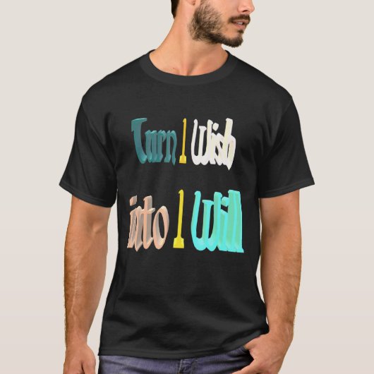 希望を叶える Tシャツ (正面)