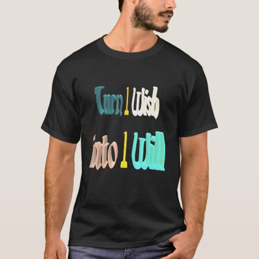 希望を叶える Tシャツ (正面)