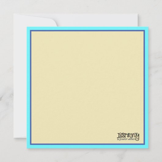 「希望を失わない」インスピリシティノートカード 招待状 (裏面)