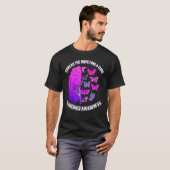 希望を広げてアルツハイマー病の治療を見つける認識度 Tシャツ (正面フル)