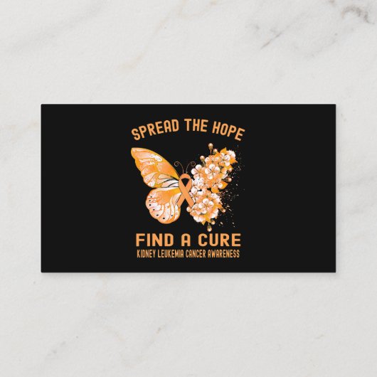 希望を広げて腎白血病がんが治る 名刺 (裏面)