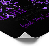 希望を広げて 治療法を見つけよう -線維筋痛症の認識 ポスター (角)