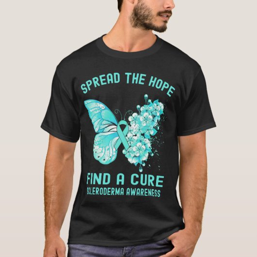 希望を広げる硬化症認識度 Tシャツ (正面)