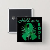 希望を持ち続ける – 肝臓がん 缶バッジ (正面&裏面)