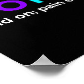 希望を持ち続け、痛みが自殺の予防を待ち受ける ポスター (角)