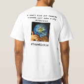 希望を持って下さい Tシャツ (裏面)