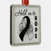 希望を持つ – カルチノイドがん メタルオーナメント (右)