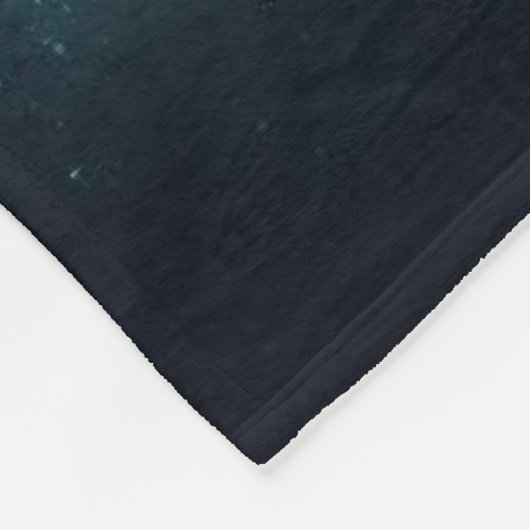 希望を数々の描く輝く色の蝶 フリースブランケット (角)