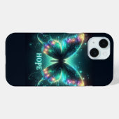 希望を数々の描く輝く色の蝶 Case-Mate iPhoneケース (裏面 (横))