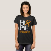 希望を決して、決して、決して諦めるな RSDCRPS Awareness Tシャツ (正面フル)