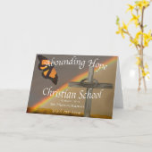 希望を満たす15:13 カード (黄色い花)