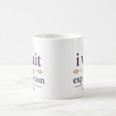 希望を胸に待ち望む キリスト教の聖書デザイン コーヒーマグカップ (中央)