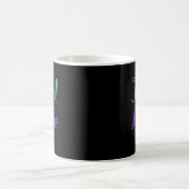 希望を見つける予防デザイン コーヒーマグカップ (中央)