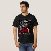 希望を視る – サイバーパンク スケルトン VR ストリート Tシャツ (正面フル)