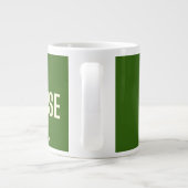 希望を選びなさい。マグカップ ジャンボコーヒーマグカップ (裏面)