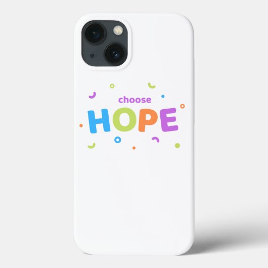 希望を選ぶ iPhone 13 カー-励ましの言葉 Case-Mate iPhoneケース (裏面)