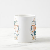 希望を高めよう 励ましの聖書の言葉 コーヒーマグカップ (中央)