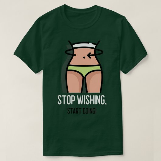 希望ストップ開始3 Tシャツ (デザイン正面)
