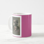 希望ビクトリアンに満ちた顔 コーヒーマグカップ (正面左)