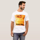 希望上昇デザイン Tシャツ (正面フル)