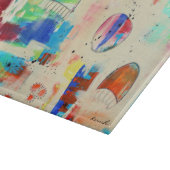 希望上昇11x8 Decoのガラスまな板 カッティングボード (角)