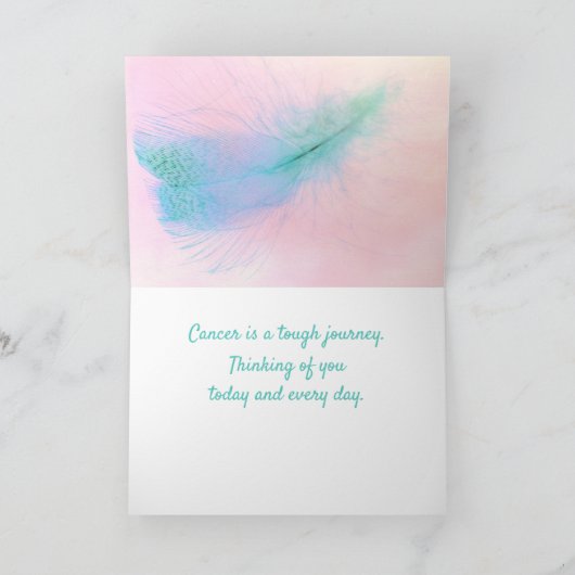 希望勇気付けられるがん支援 カード (内部)