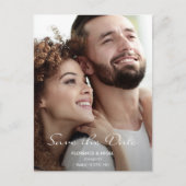 希望夢の写真結婚式の日付を保存 ポストカード (正面)