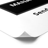 希望救済求雇用のパーソナライズ ポスター (角)