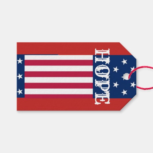 希望最高のの美しい願い ギフトタグ (正面(横))