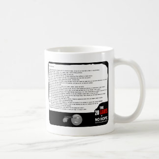 希望無しの20の法律 コーヒーマグカップ