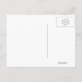 希望結婚式を作る日付を保存 案内ポストカード (裏面)