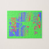 希望統一されたで:一緒に強く – 鮮やか米国 ジグソーパズル (横)