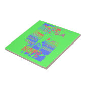 希望統一されたで：一緒に強く – 鮮やか米国 タイル (側面)