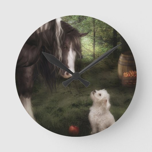 希望遊 ラウンド壁時計 (正面)