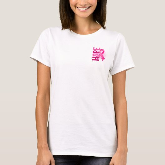 希望2の乳癌 Tシャツ (正面)